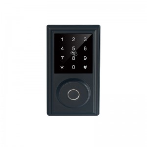 3002 Lock Smart para la puerta delantera con teclado de pantalla táctil y huella digital, bloqueo de mechón de puerta inteligente electrónica