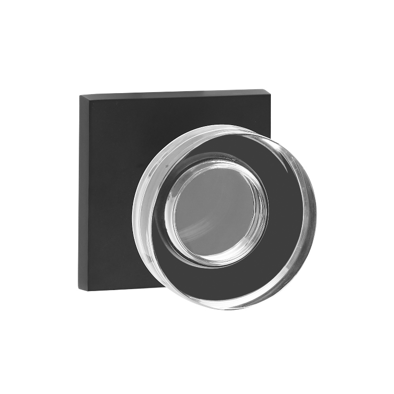 S2601 Perilla de puerta de cristal de forma de disco S2601, juego de pasaje, bloqueo de puerta de alto grado sin llave
